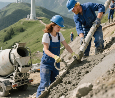 On-Site Concrete Placement